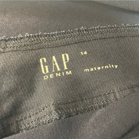 New GAP MATERNITY black Corduroy size 14 pants - Picture 3 of 3